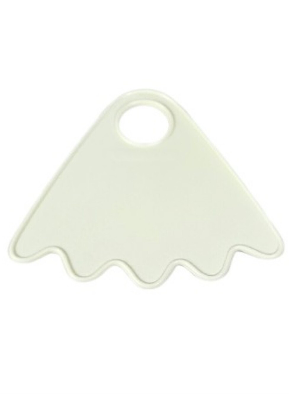 Tupperware White Triangular Finger Nail Polisher Manicure Tool